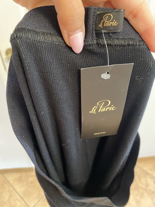 Li parie maxi dluga spódnica tuba ołówkowa prazkowana L 40 XL 42