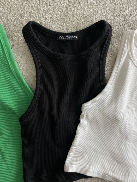 conjunto 3 tops zara