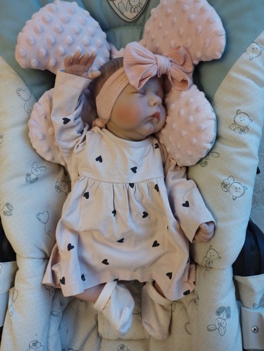 Lalka bobas bobasek reborn jak prawdziwe niemowlę, noworodek