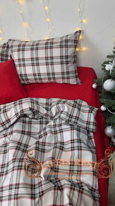 Комлект Фланель Байка Турция Фабрика полутоный двушка евро семейный
