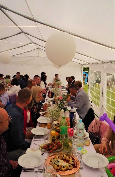 Namiot ogrodowy 5x10 pawilon WYNAJEM na imprezy komunię chrzest