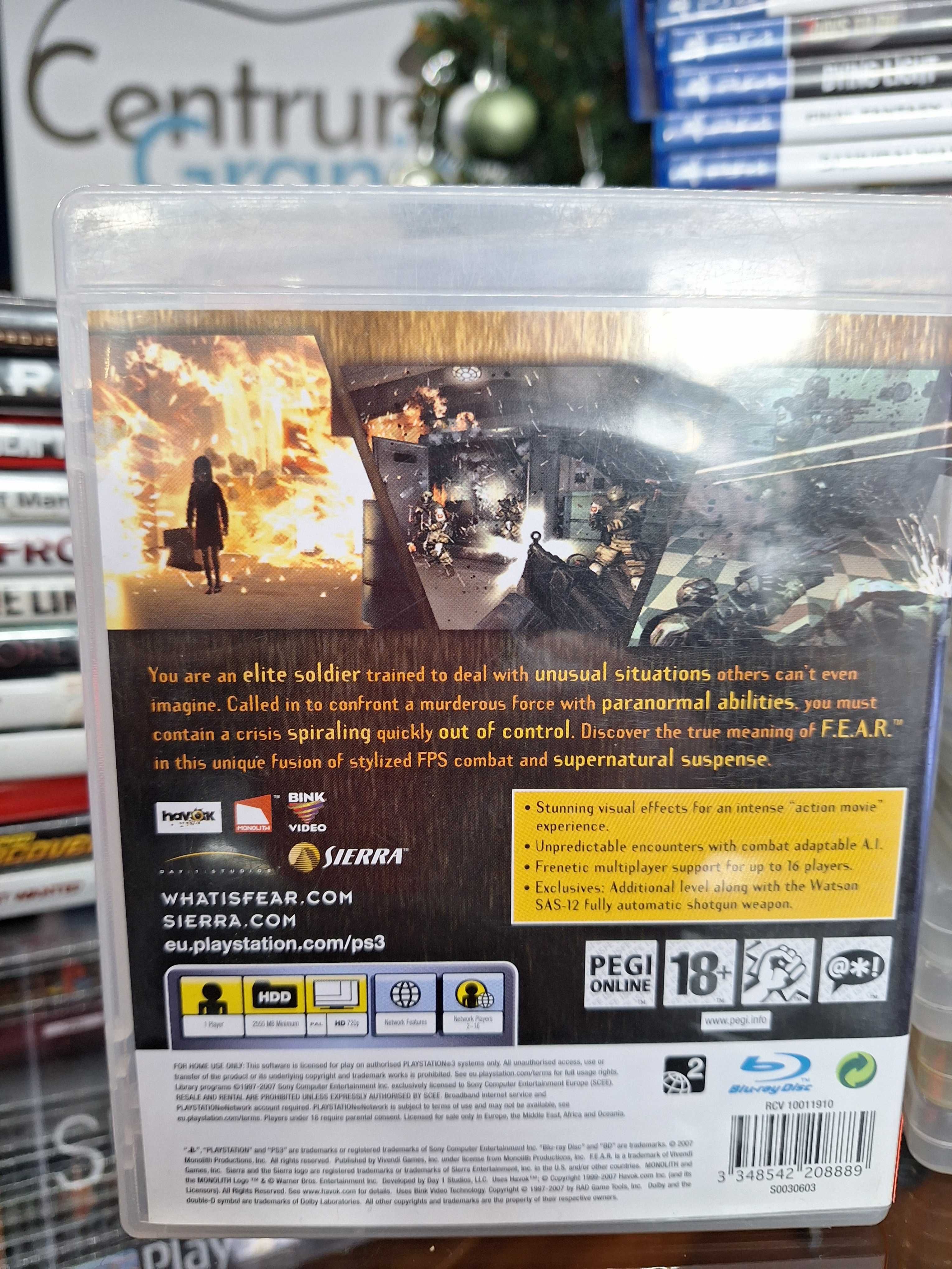 Fear First Encounter Assault Recon PS3, BDB, Sklep Centrum Grania