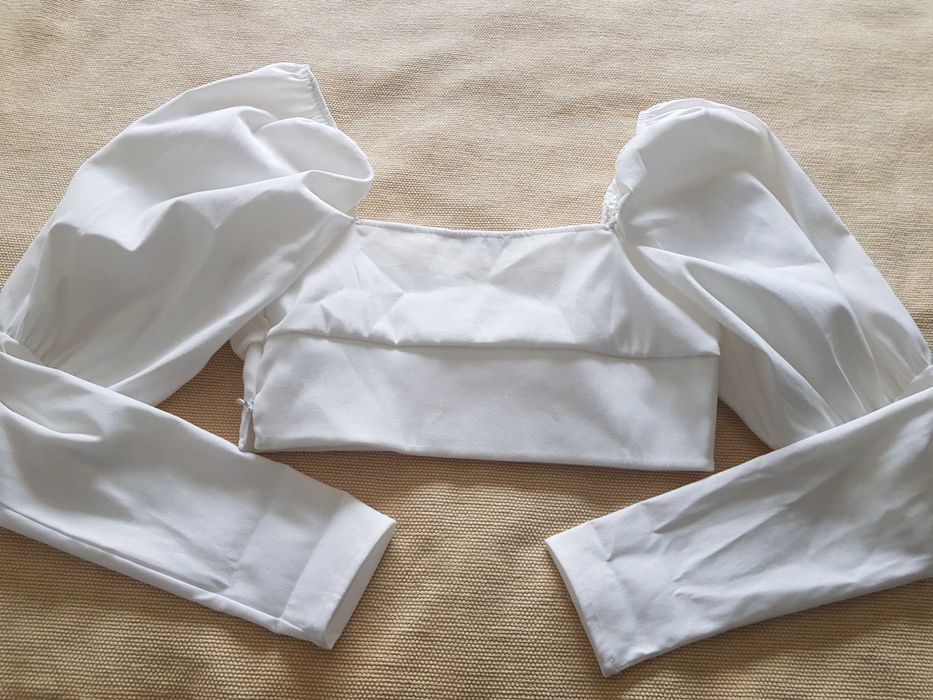 Corpete com manga Zara branco