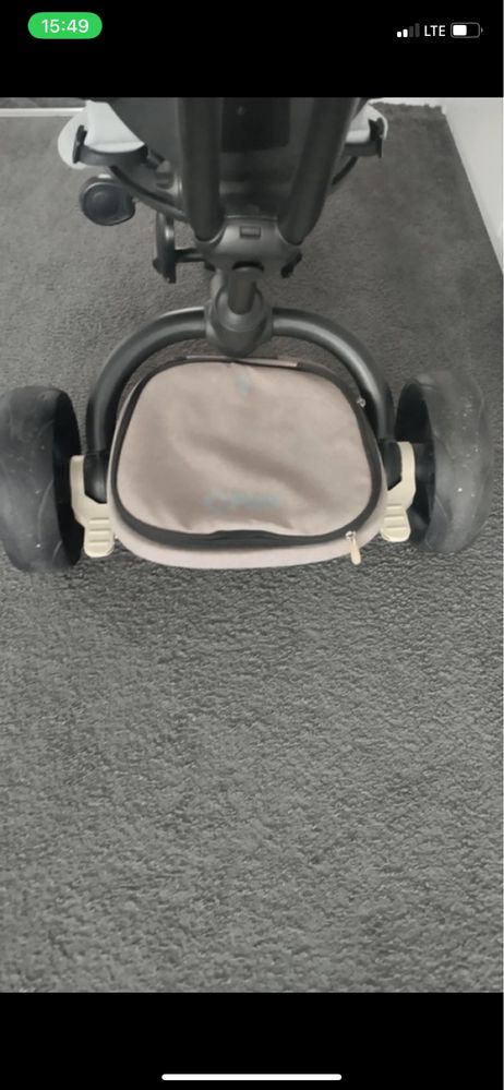 Rower MILLY MALLY 4083 Qplay Rowerek trójkołowy New Prime grey