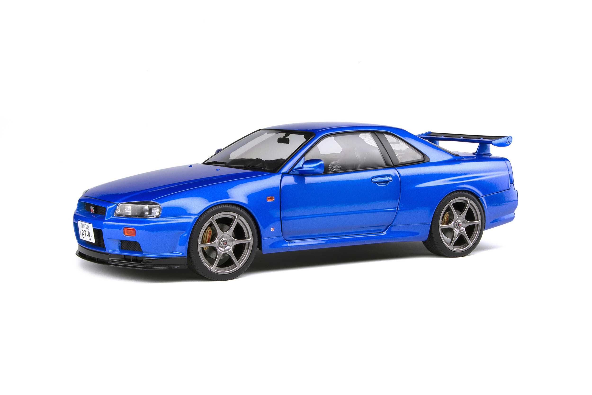 Nissan Skyline GT-R (R34) 1999 (azul) - Solido 1/18