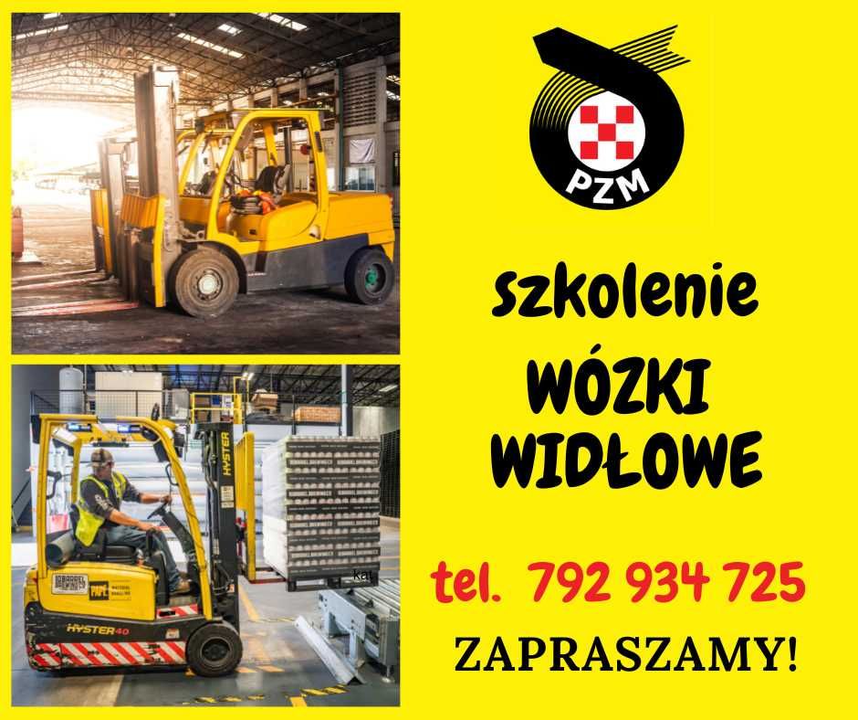 KURS obsługa wózków widłowych i wózków specjalizowanych-26.07.2025 r.