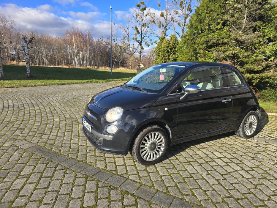Fiat 500 szklany dach   0 rdzy