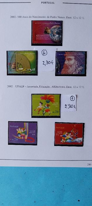 Selos de Portugal. Ano 2002. Novos c/ Goma original. Ref.22/08