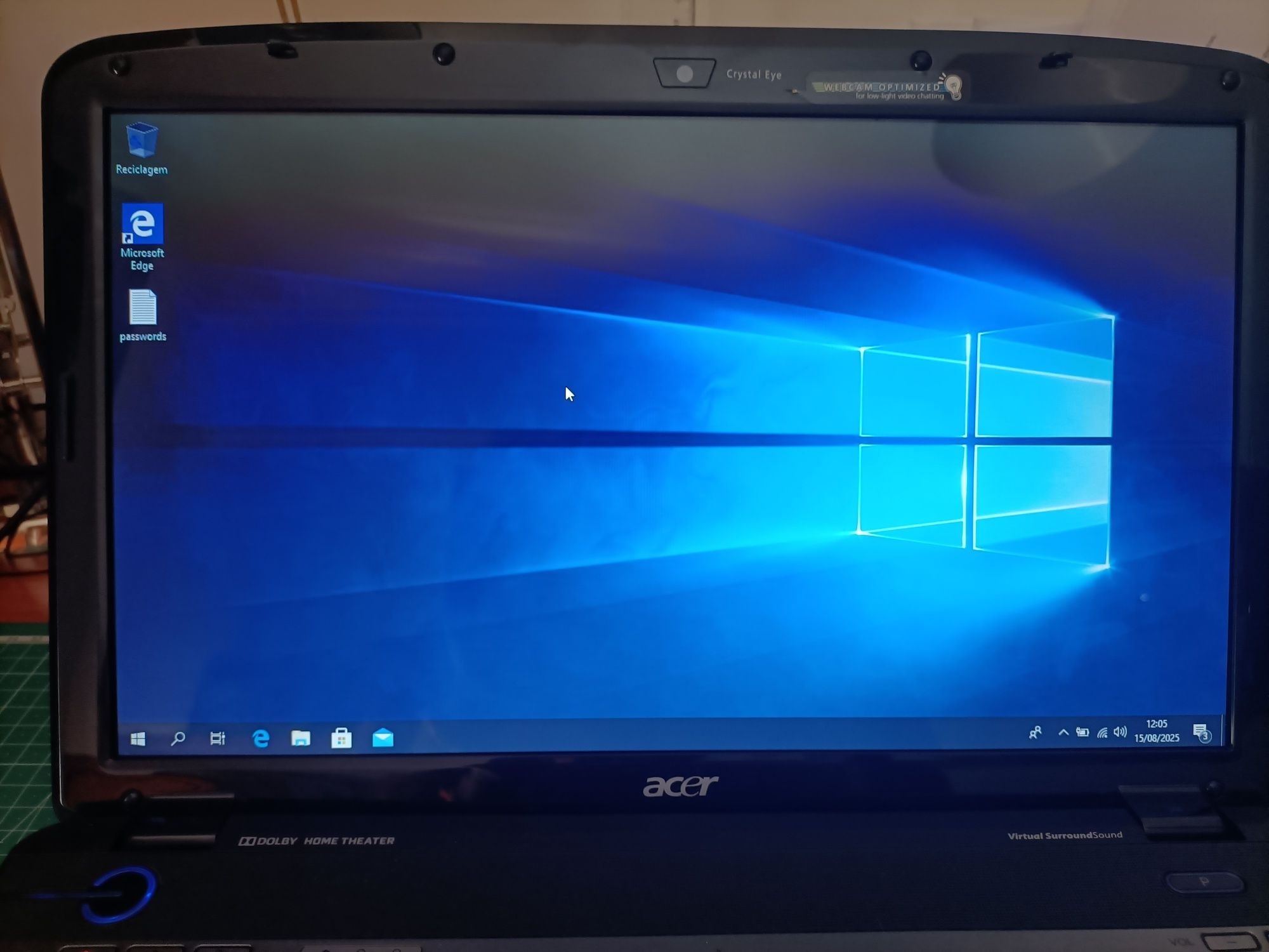 Portátil Acer Aspire