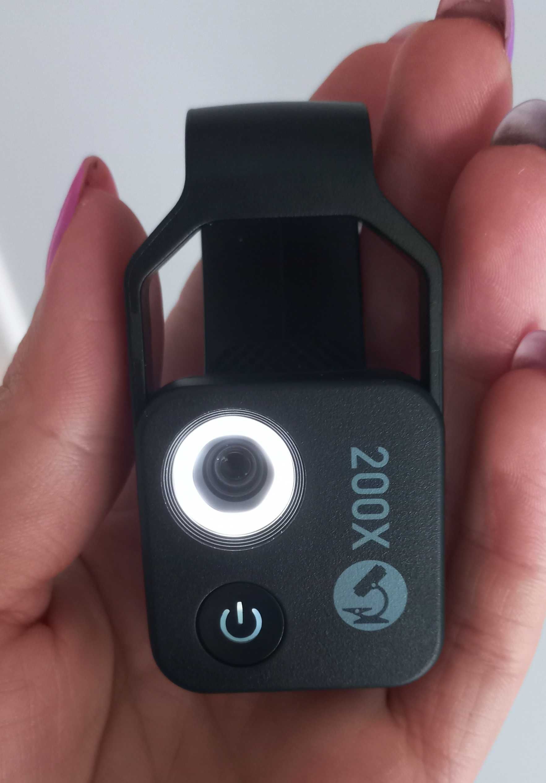 NOWY obiektyw mikroskop przenośny cyfrowy do telefonu 200x APL-MS002BK