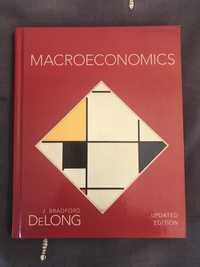Livro Macroeconomics de J. Bradford DeLong - excelente estado