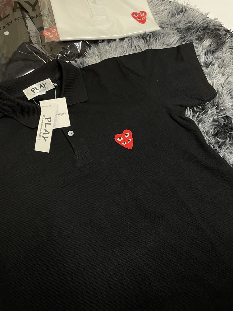 Футболка поло CDG Play / comme des garcons polo