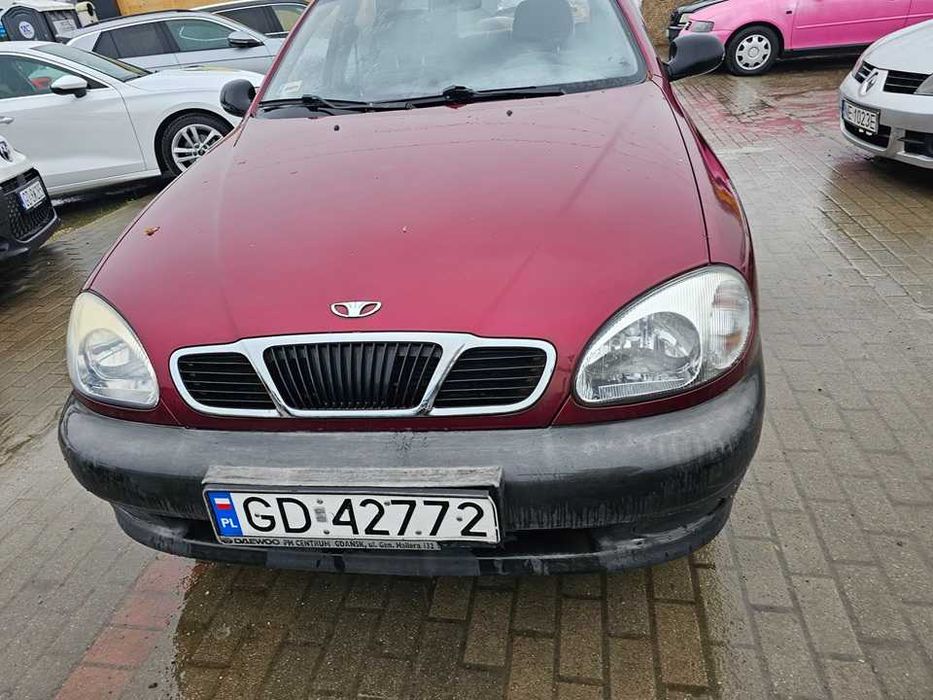 Daewoo Lanos 1999r/1.5 benzyna/86km/opłaty aktualne/niski przebieg