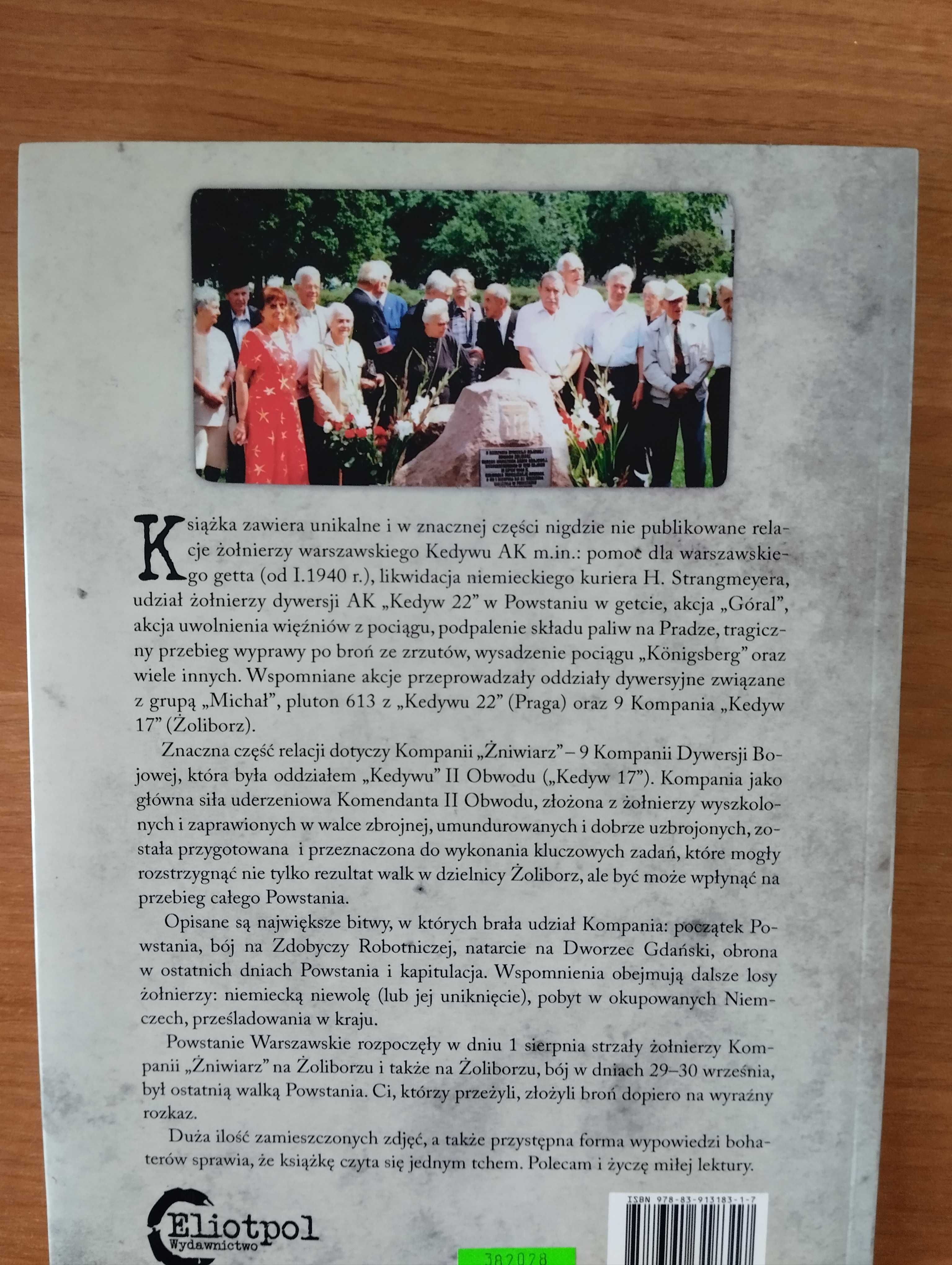 Żniwiarz kompania dywersyjna. Relacje żołnierzy 9 kompanii, Kedyw 17