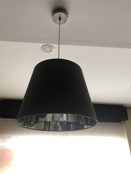 Candeeiro de tecto preto 5 unidades