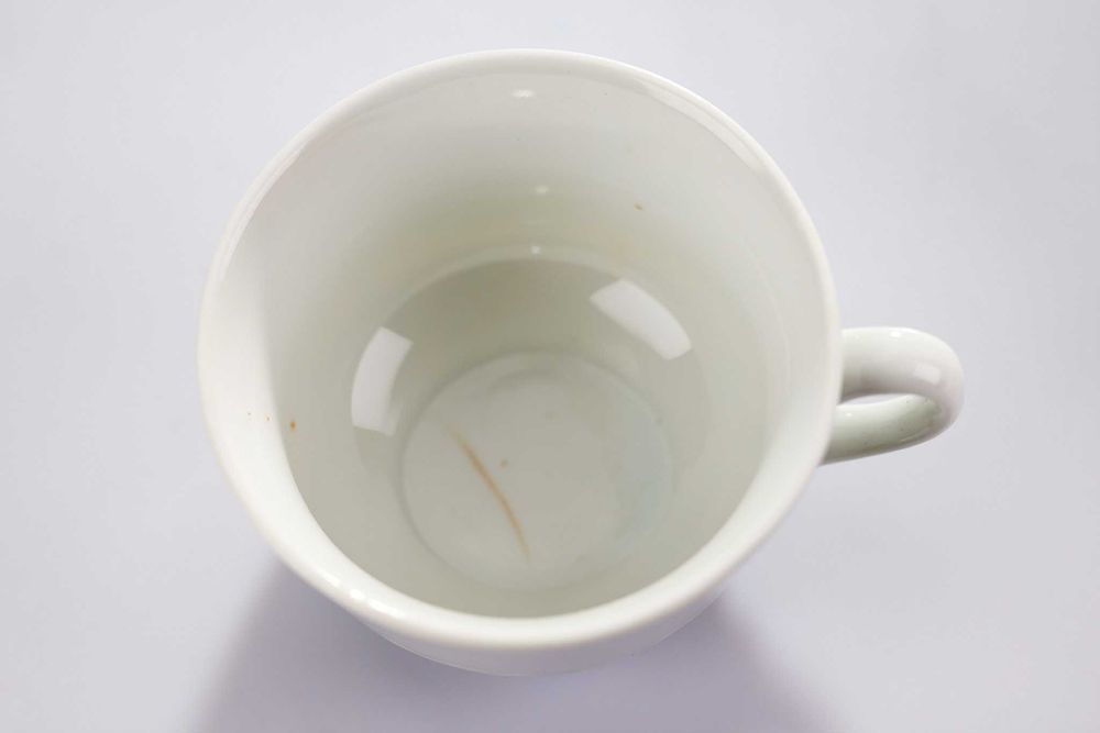 ceramika porcelana kubek filiżanka z uchem biała