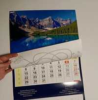 Kalendarz trójdzielny ścienny nowy 3-dzielny piękne góry