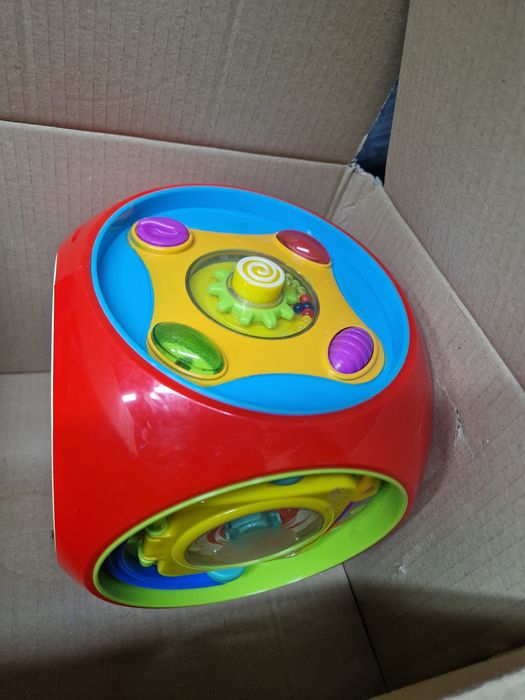 Kostka edukacyjna zabawka DUMEL gra i świeci.