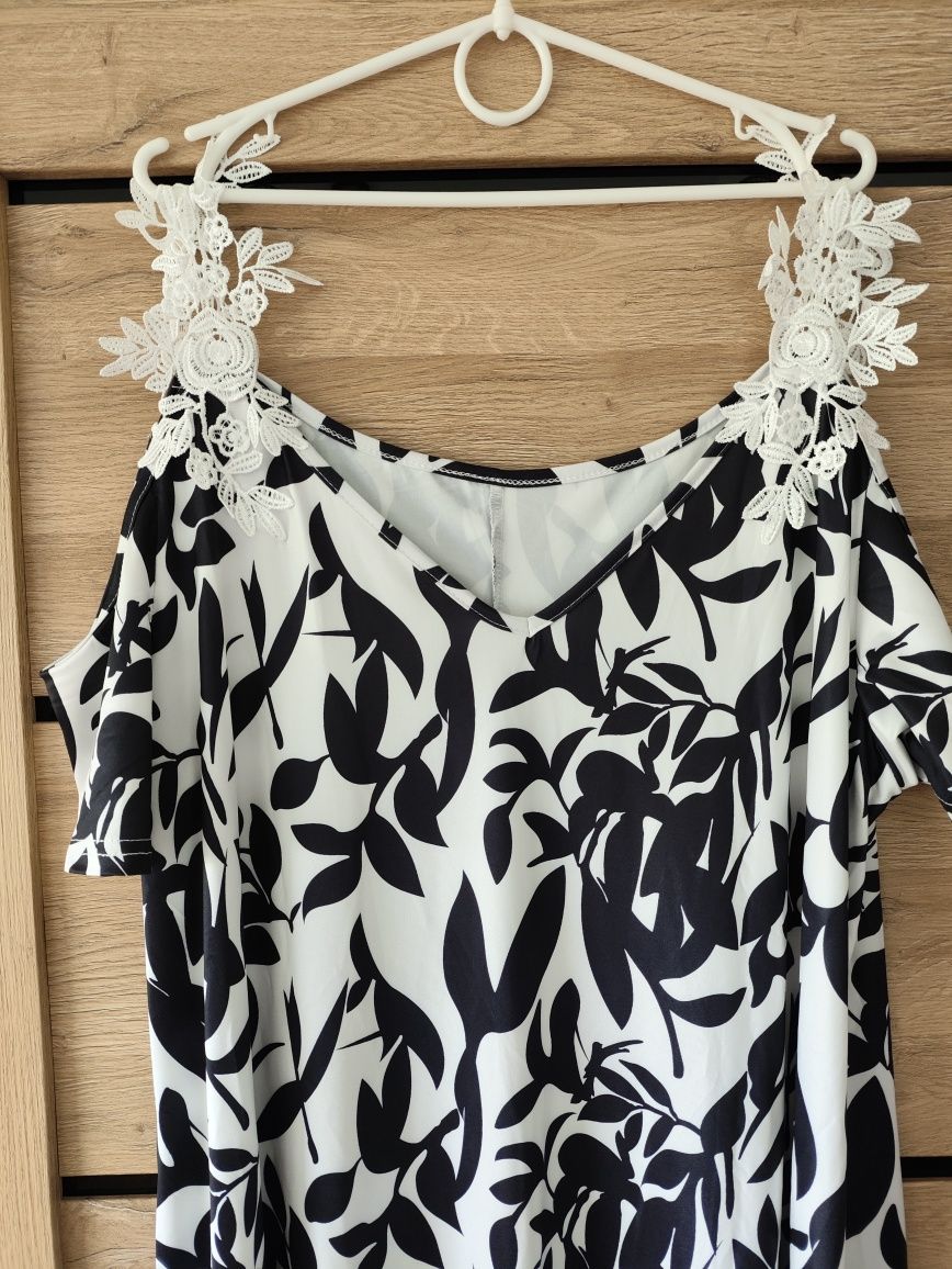 Sukienka maxi letnia Plus size