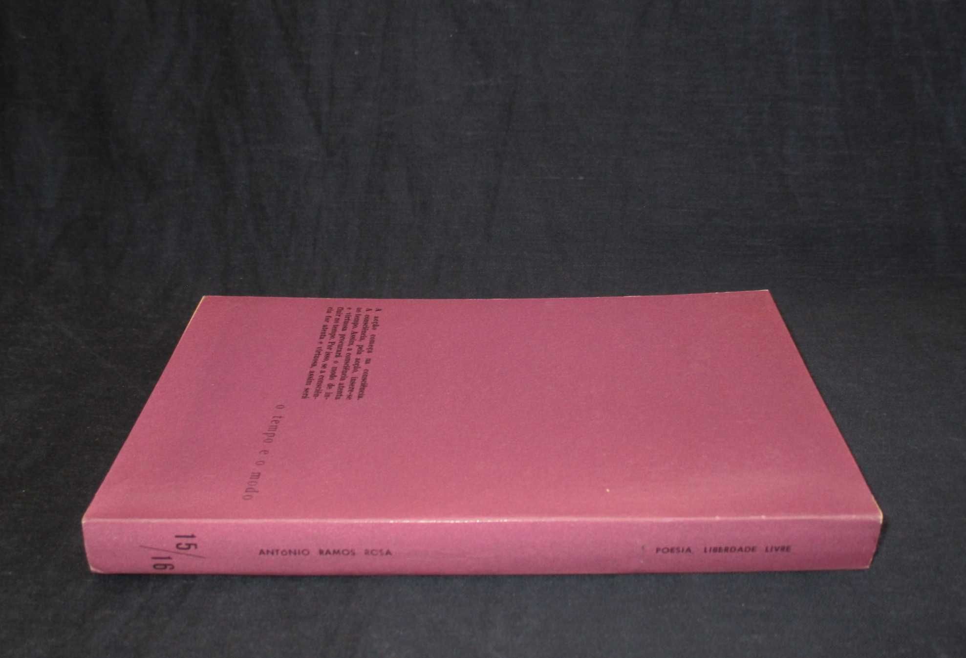 Livro Poesia Liberdade Livre António Ramos Rosa 1ª edição