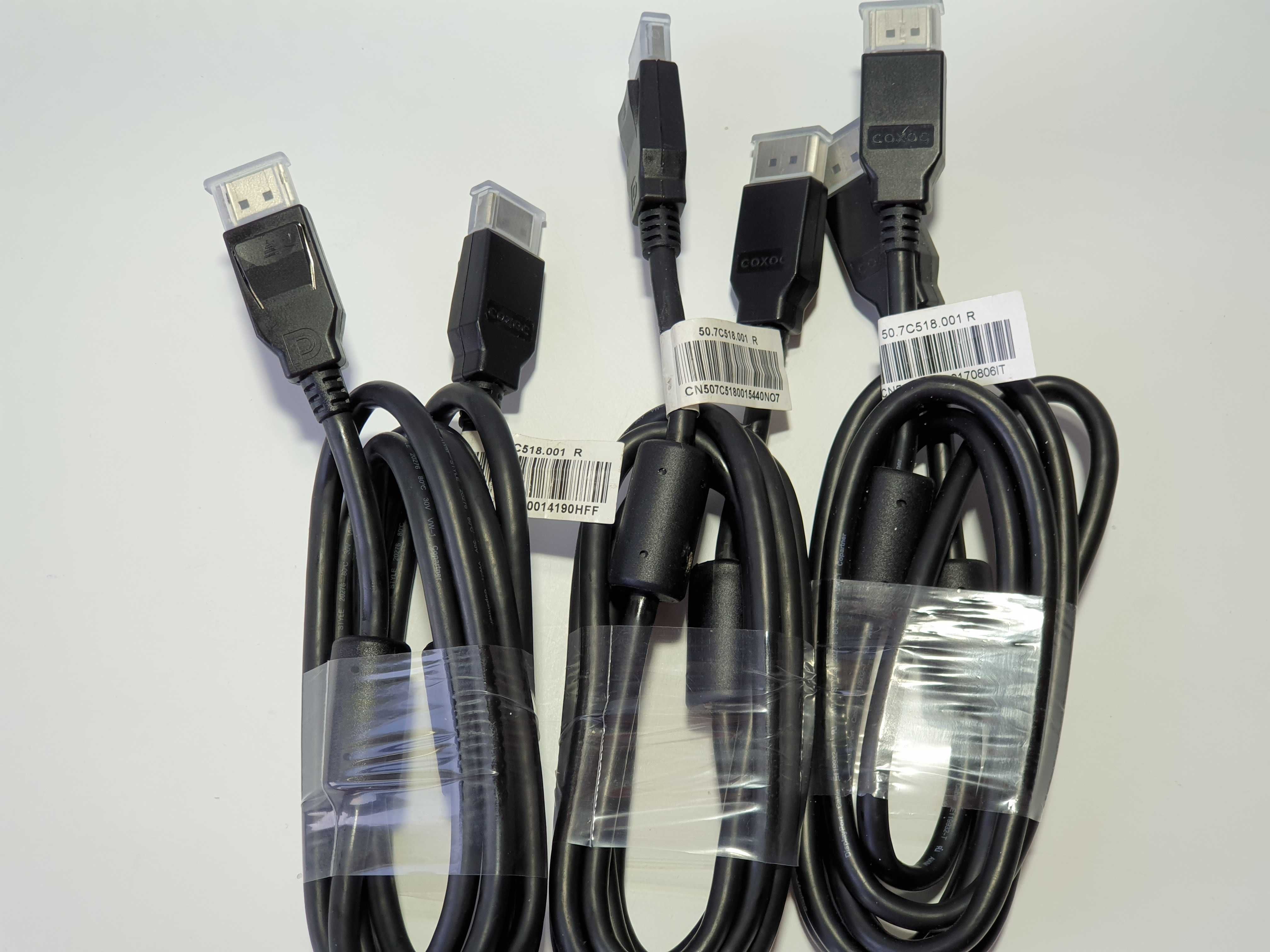 кабель displayport to displayport 1.9m COXOC