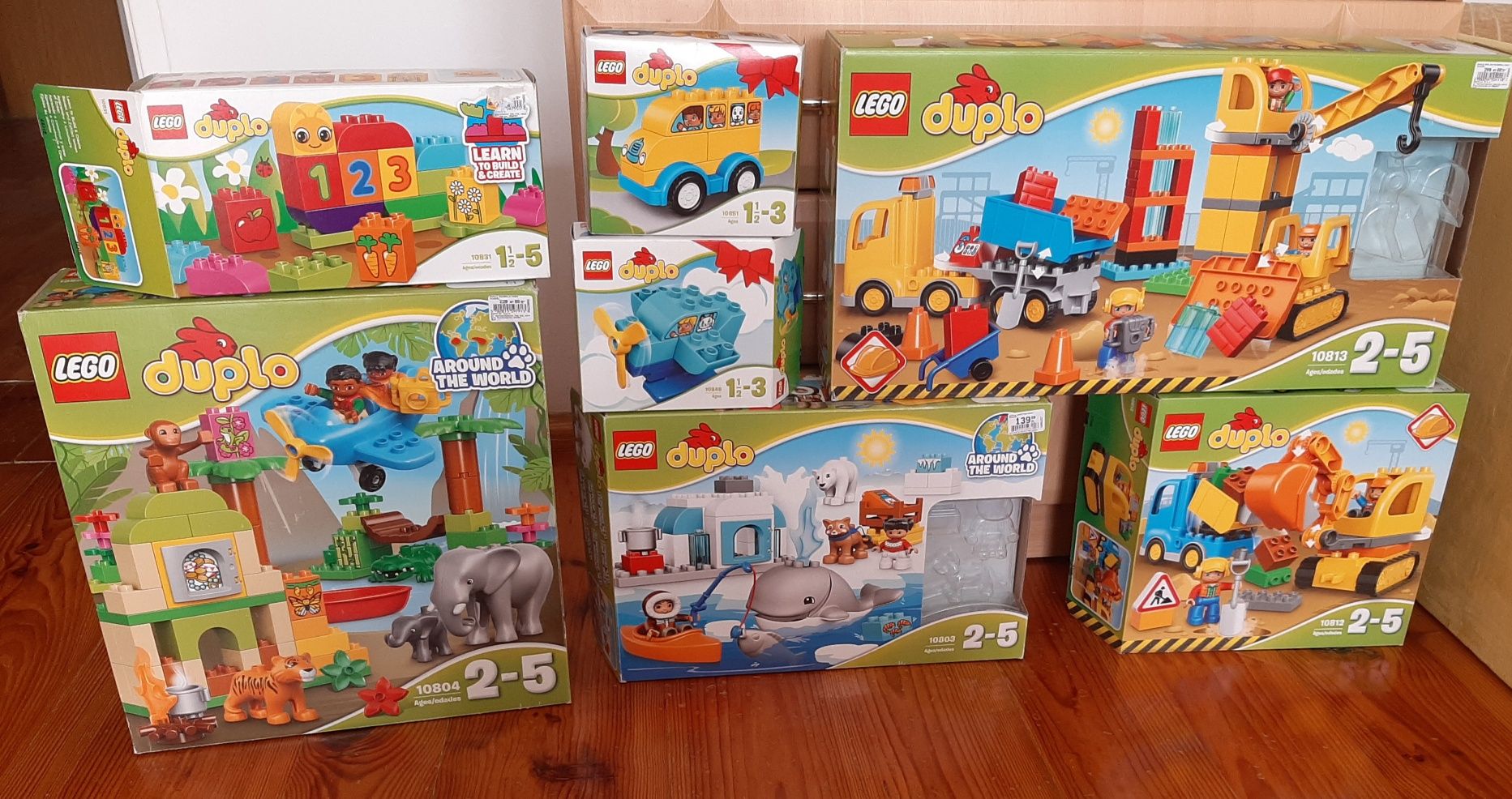 Lego Duplo Mój pierwszy samolot 10849 i Mój pierwszy autobus 10851