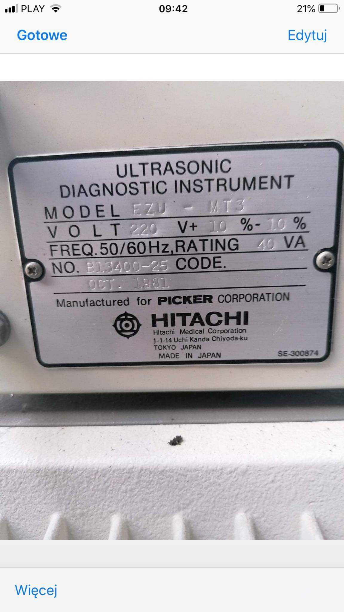 USG ultrasonic hitachi