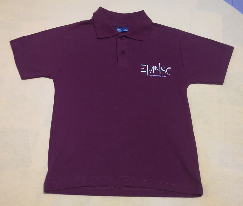 Pólo bordô EMNSC