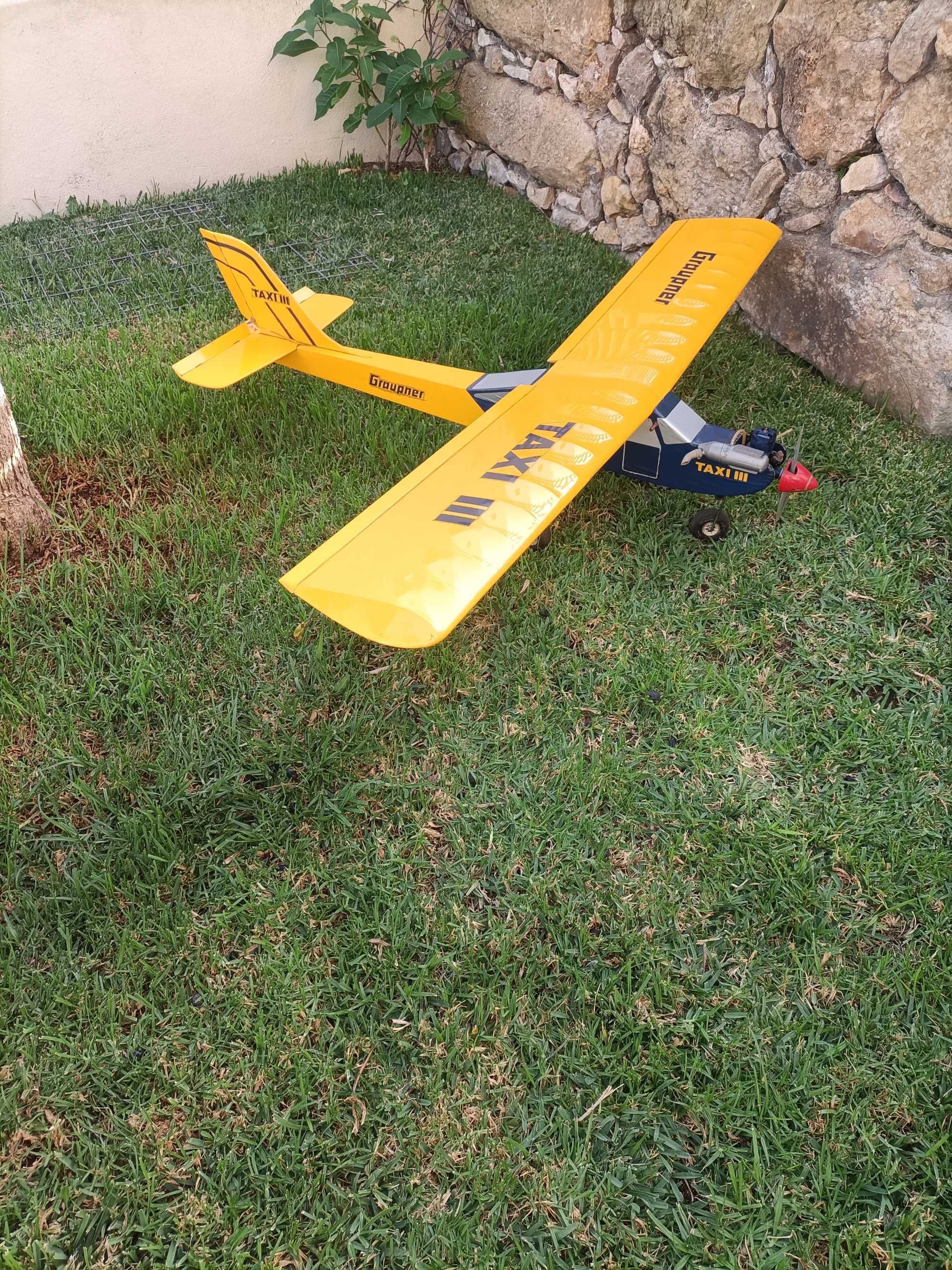 Avião de aeromodelismo a gasolina