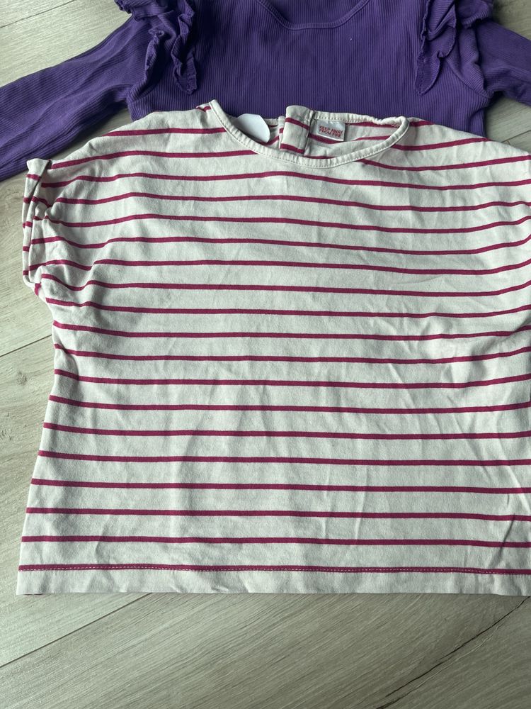 Zestaw komplet - 2 szt bluzka h&m tshirt zara