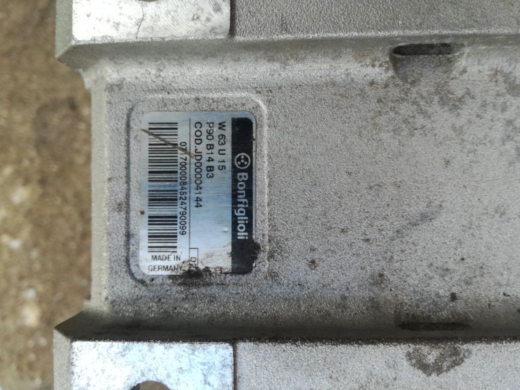 Duży motoreduktor Bonfiglioli 400v/230v, 1,1kW, 95 obrotów