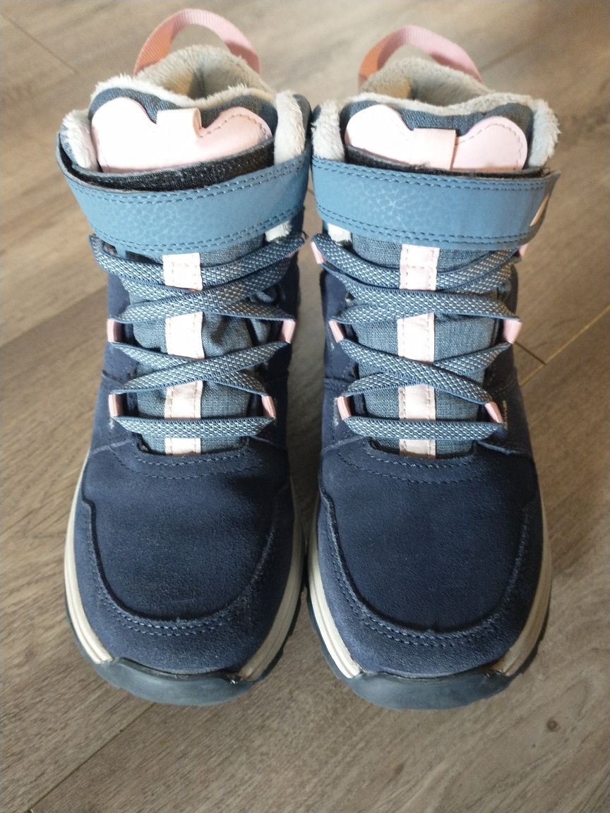 Buty zimowe Decathlon Quechua 33 rzepy wodoodporne
