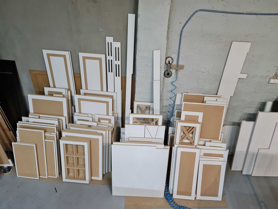 Fronty meblowe frezowane MDF - surowe