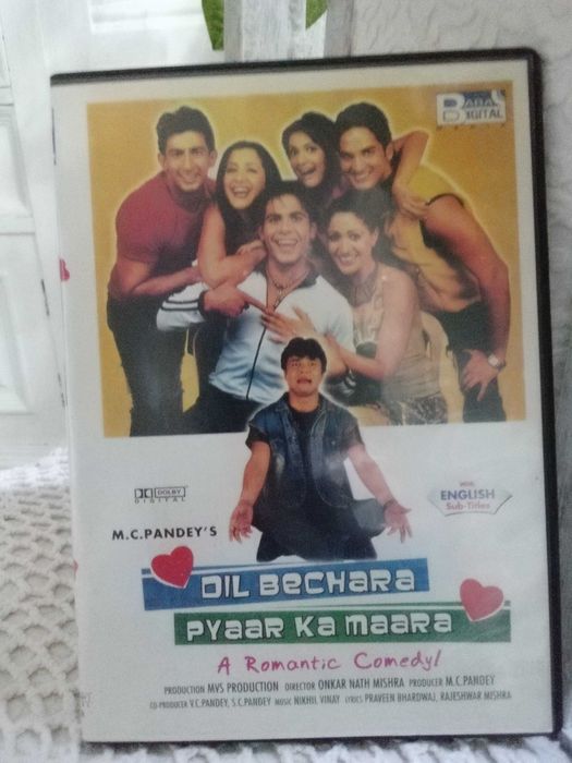 Dil Bechara pyaar ka maara film DVD płyta komedia romantyczna angielsk