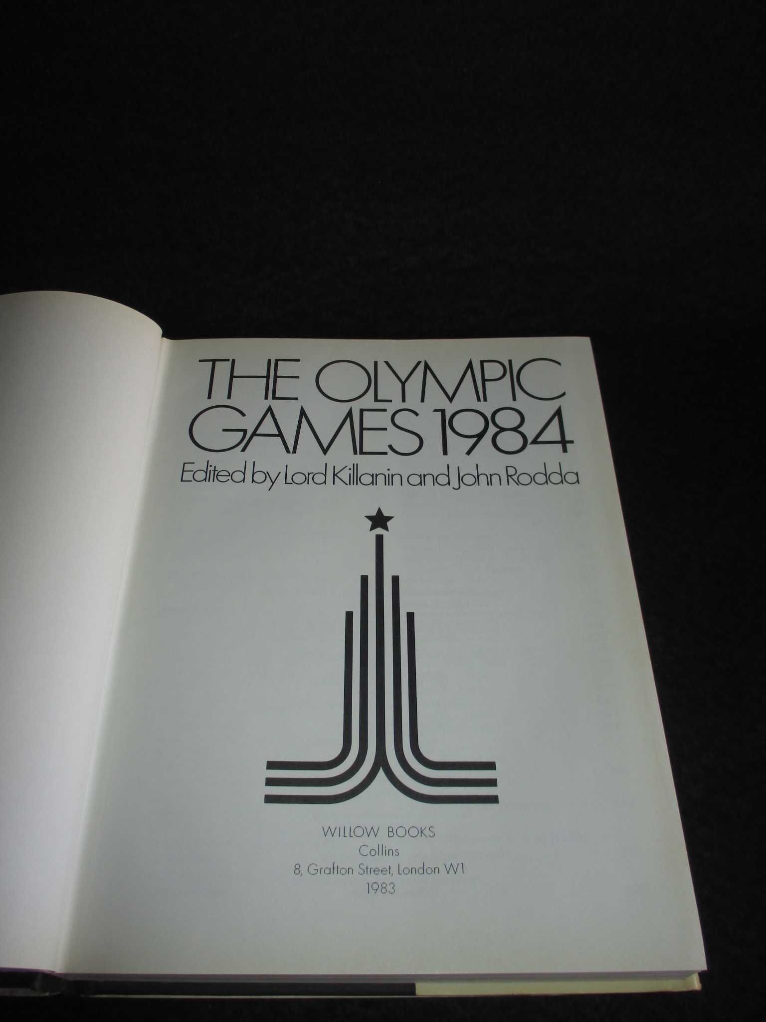 Livro The Olympic Games 1984 Lord Killanin John Rodda