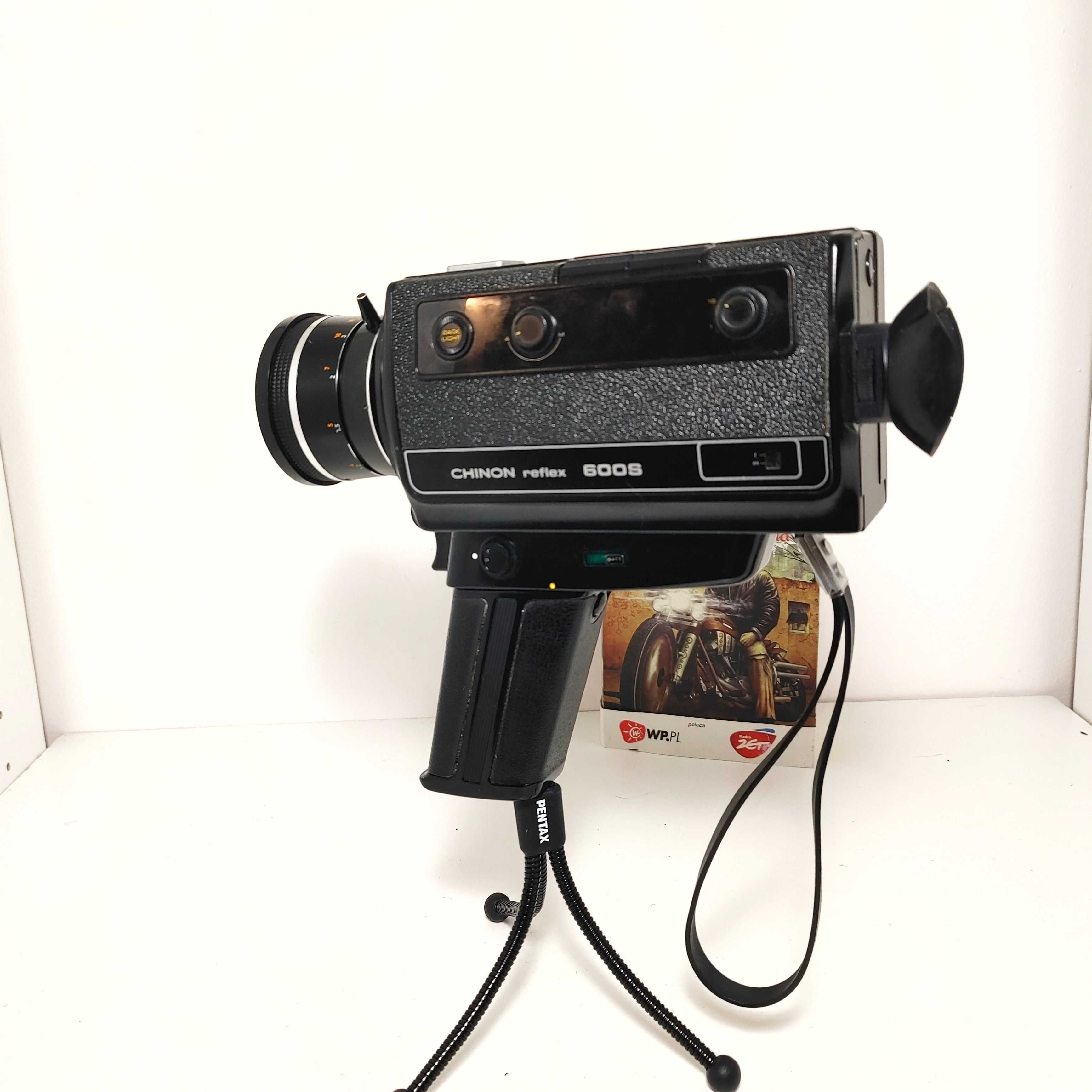 Kamera filmowa SUPER 8 mm CHINON reflex 600s z 1974 roku Futerał
