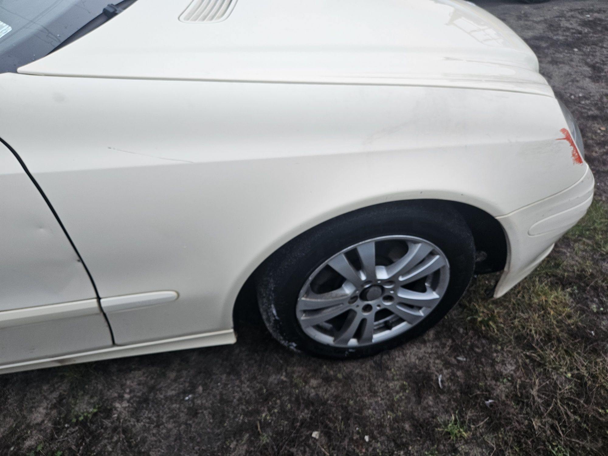 Mercedes w211 lift zderzak maska lampa xenon blotnik drzwi klapa 2.2 d