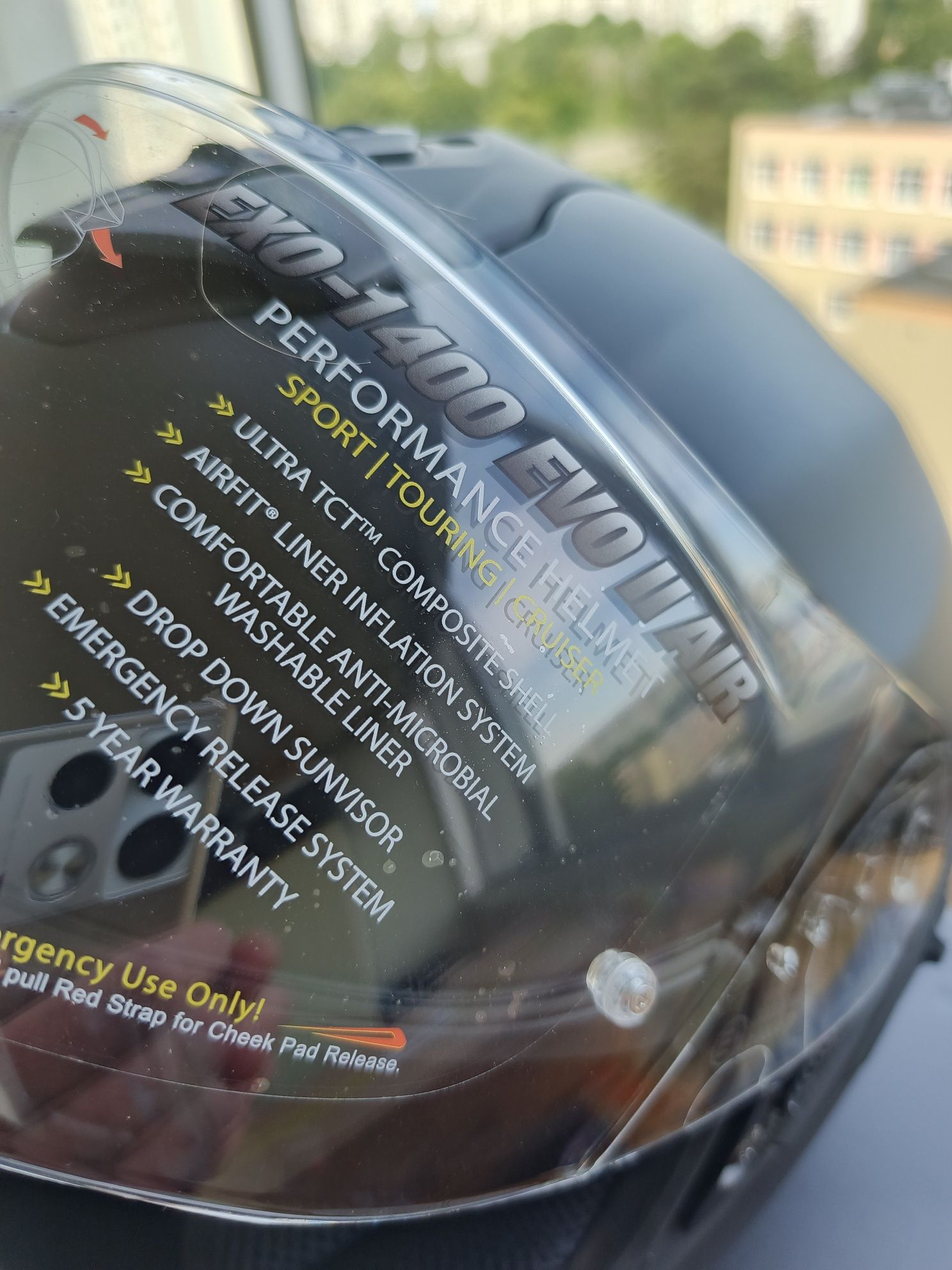 Kask motocyklowy Scorpion exo-1400 EVO II air matt Black solid.