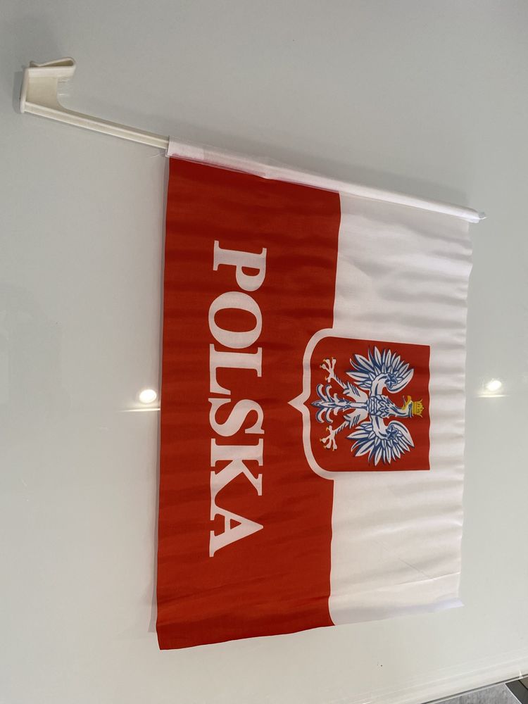 Flagi Polskie do samochodu na szybe