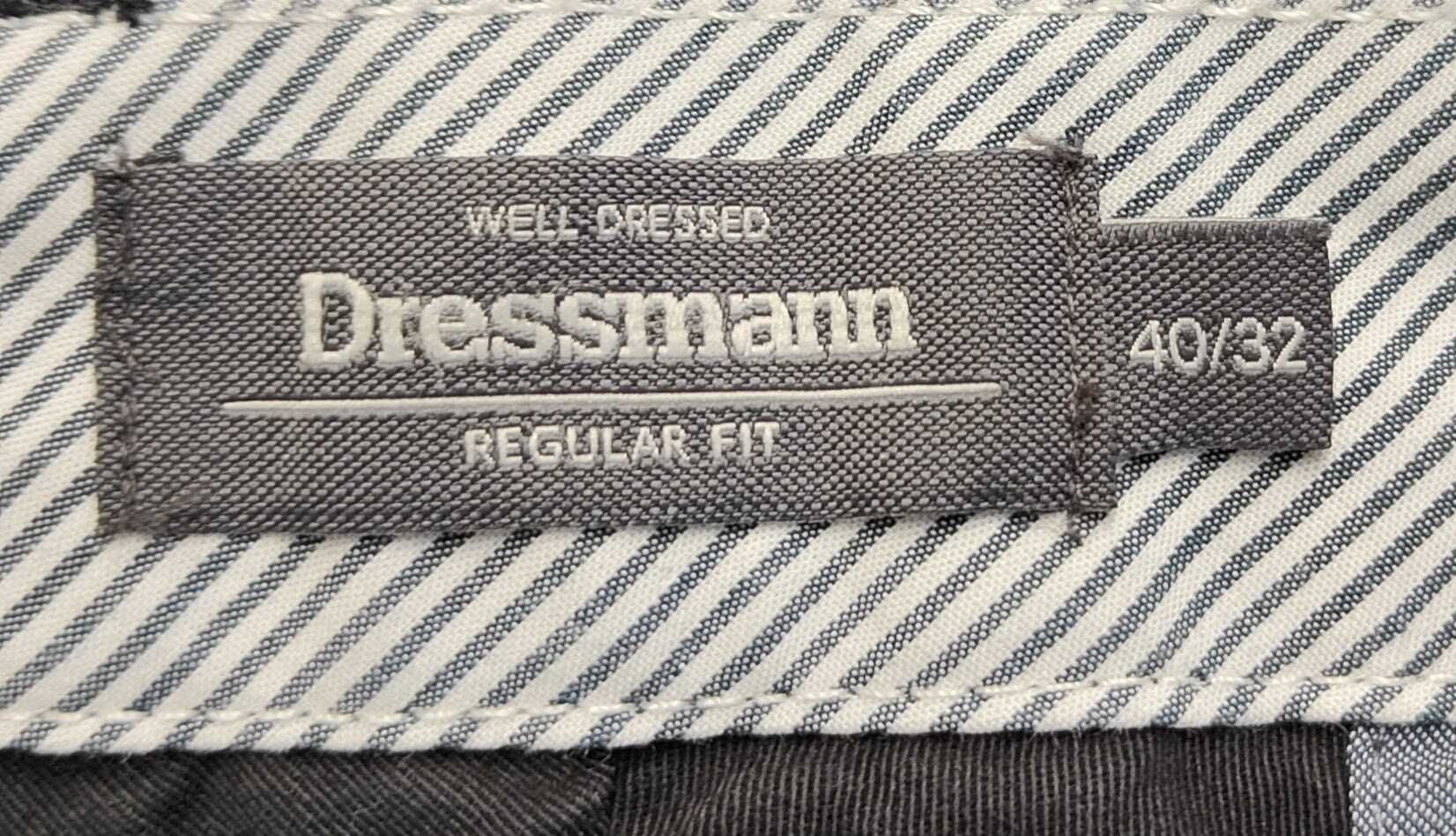 Wr) DRESSMANN męskie spodnie materiałowe Roa.40/32