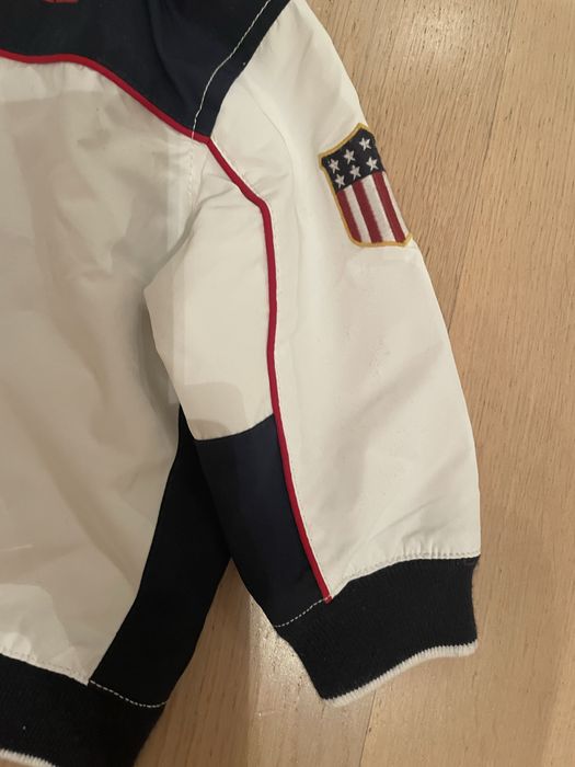 Biała dziecięca kurtka Tommy  Hilfiger