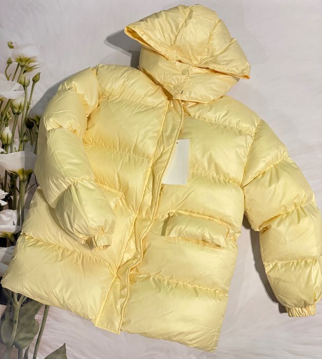 Неймовірна зимова куртка  в кольорі масло розмір М-L