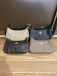 Жіноча сумка Coach Teri Shoulder Bag, Коуч, Коач біла, чорна, шоколадн