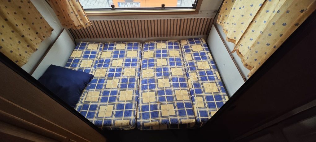 Przyczepa kempingowa Hobby 450 toaleta prysznic zarejestrowana