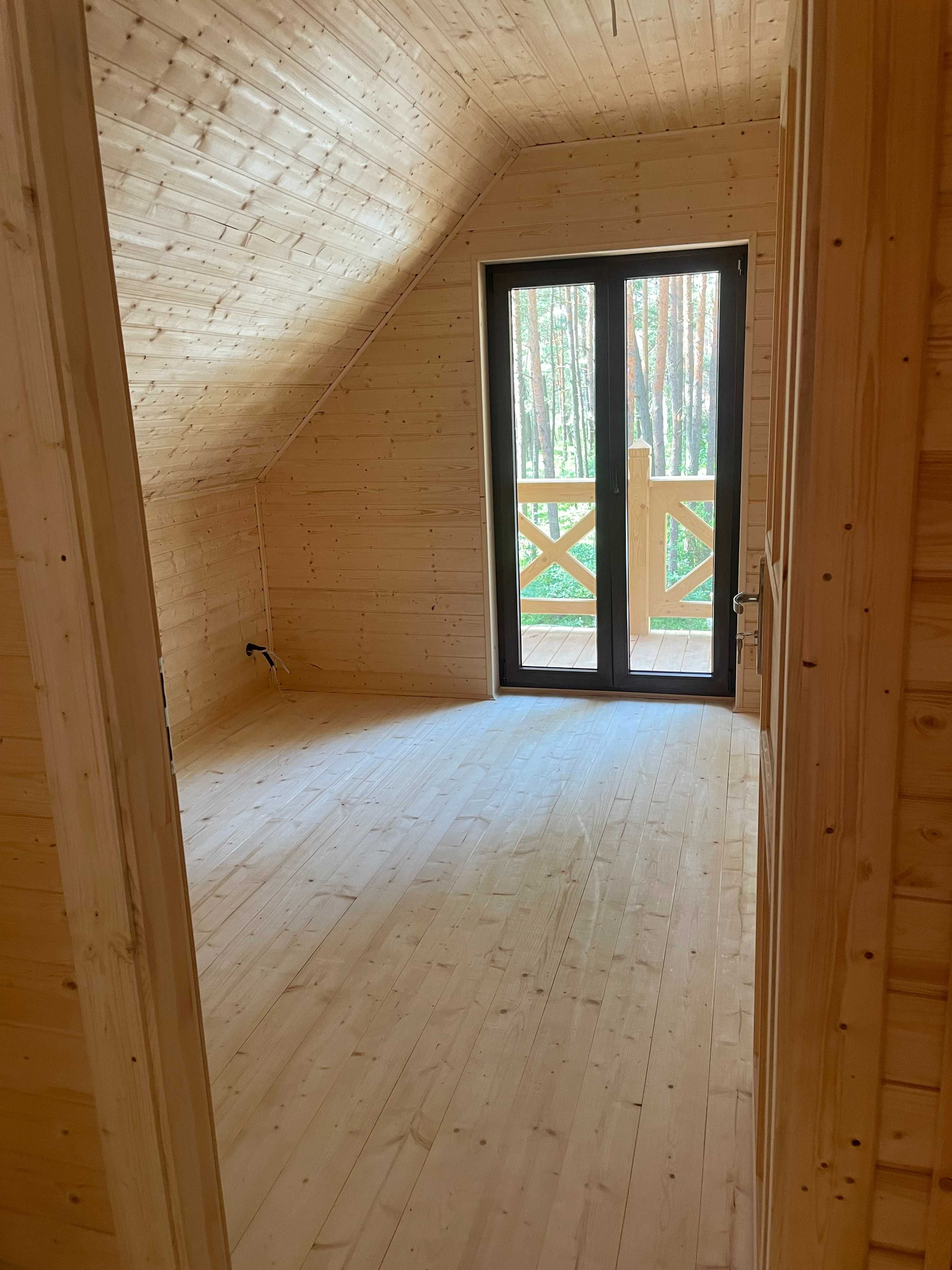 dom całoroczny drewniany 100 m2 - MAJORKA 6x8