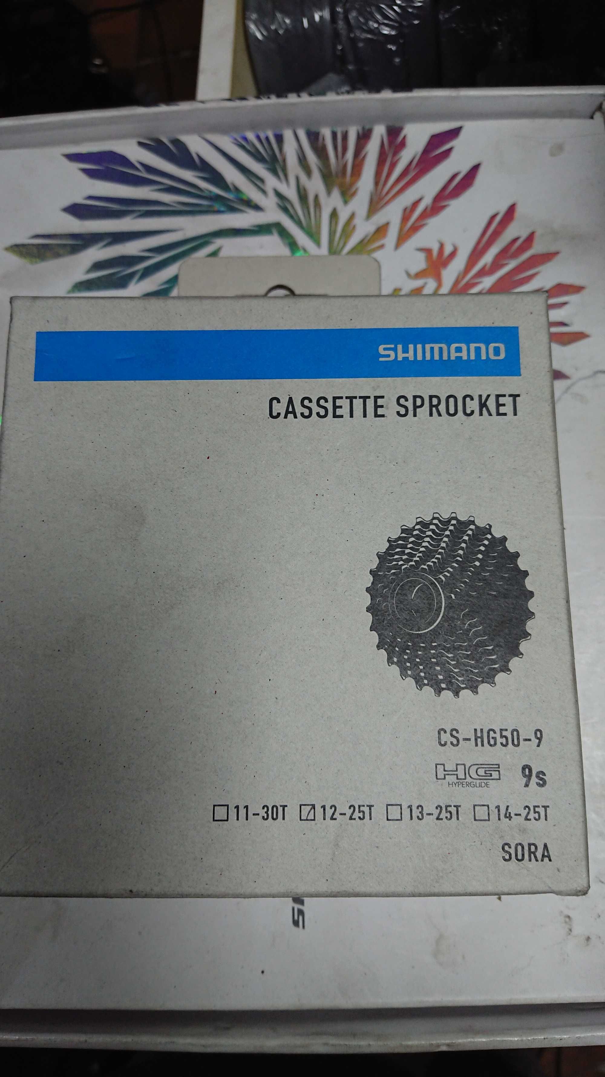 Shimano SORA kaseta HG50-9 skok 12-25 napęd 9rz NOWA