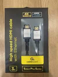 High speed HDMI cable with Ethernet, 3 m