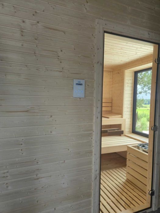 Domek Roztocze - szczelnie ogrodzony. Ognisko. Jacuzzi - Balia. Sauna.