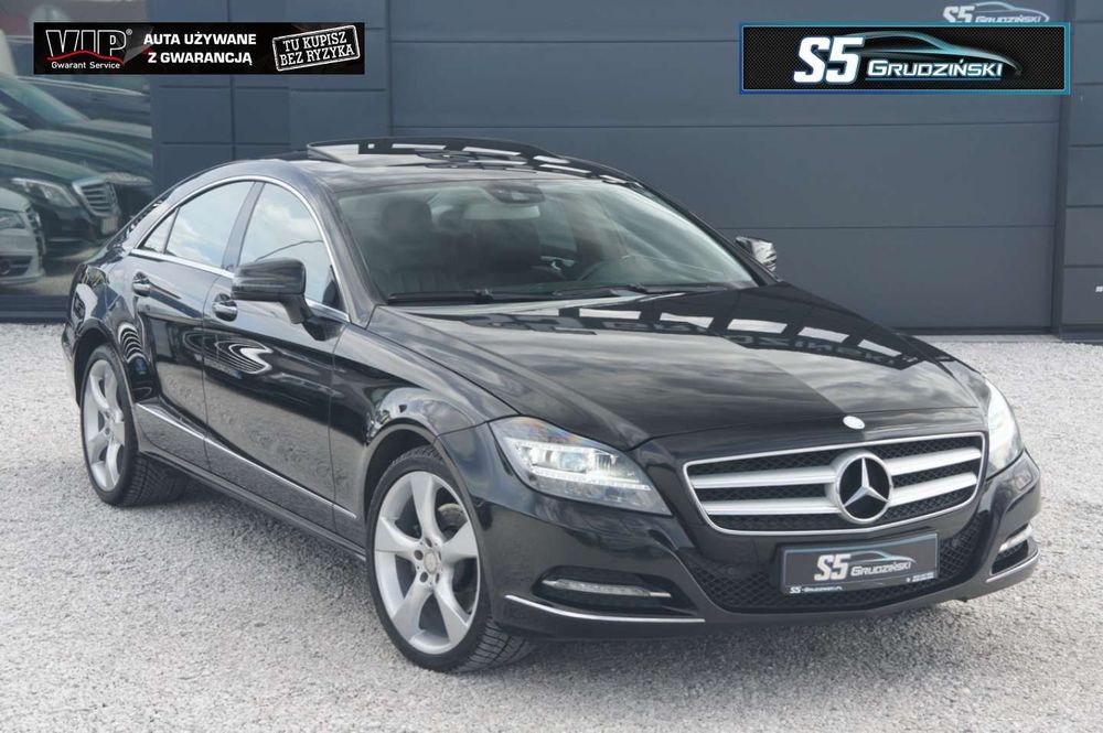 Mercedes-Benz CLS CLS350+Serwis+Led+Navi+Skóra+Masaż+Wentyl+Kamera+Martwy punkt+FULL