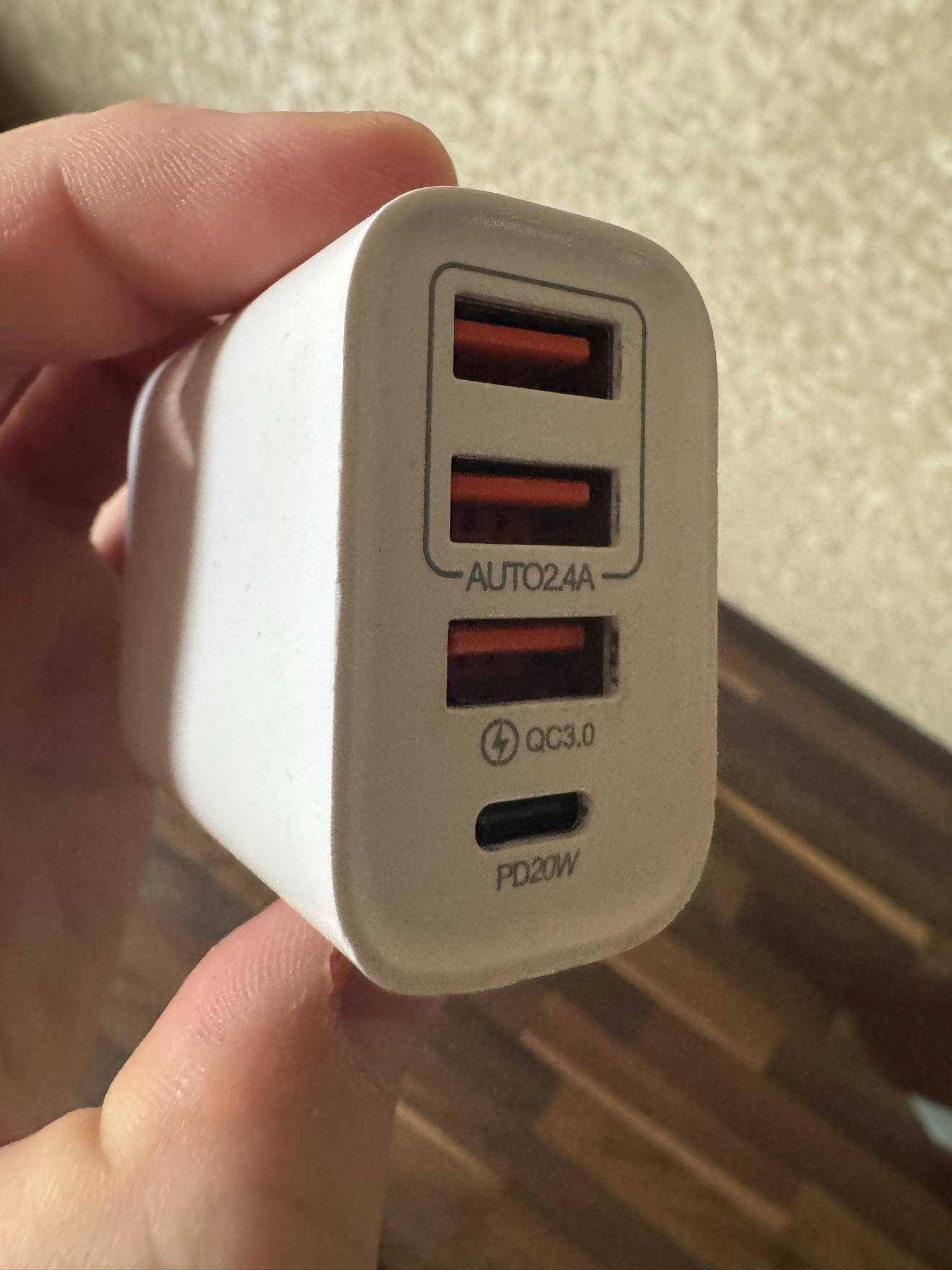Блок живлення, зарядне, USB та Type-C